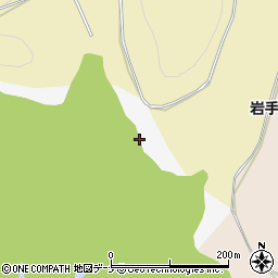 岩手県滝沢市蓬立周辺の地図