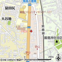 北都銀行秋田北支店 ＡＴＭ周辺の地図