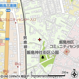 秋田県秋田市飯島松根西町周辺の地図
