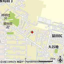 秋田県秋田市土崎港相染町大谷地33-2周辺の地図