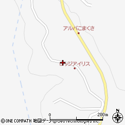 田沢湖高原ゆぽぽ山荘周辺の地図