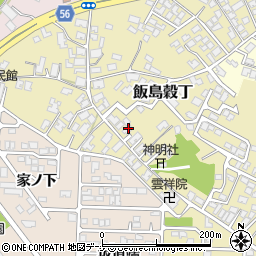 秋田県秋田市飯島穀丁8-41周辺の地図