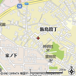 秋田県秋田市飯島穀丁8-37周辺の地図