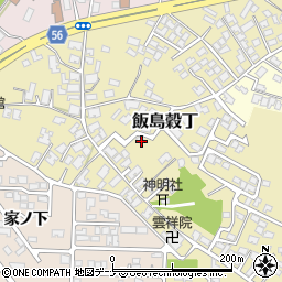 秋田県秋田市飯島穀丁8-40周辺の地図