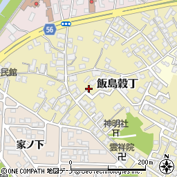秋田県秋田市飯島穀丁8-35周辺の地図