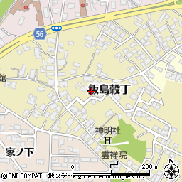 秋田県秋田市飯島穀丁8-32周辺の地図
