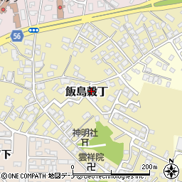 秋田県秋田市飯島穀丁8-27周辺の地図