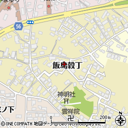 秋田県秋田市飯島穀丁8-29周辺の地図