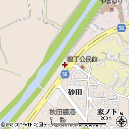 秋田県秋田市飯島古道7-1周辺の地図