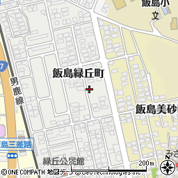 秋田県秋田市飯島緑丘町周辺の地図