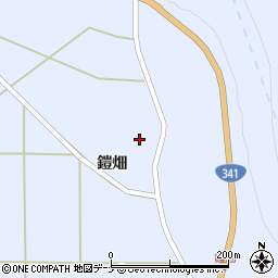 秋田県仙北市田沢湖田沢鎧畑周辺の地図