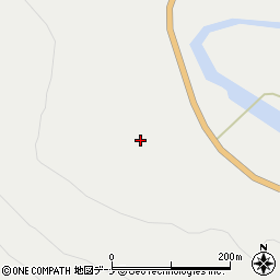 秋田県仙北市西木町桧木内上道周辺の地図