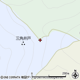 三角井戸周辺の地図