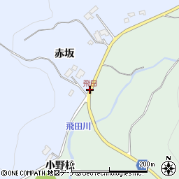 飛田周辺の地図