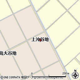 秋田県秋田市飯島上沖谷地周辺の地図