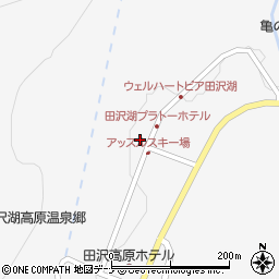 高原ヴィラ　田沢荘周辺の地図