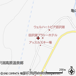 田沢プラトーホテル周辺の地図