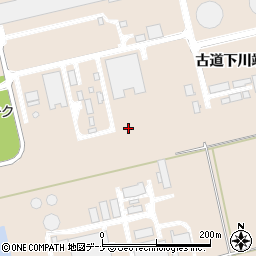 秋田県秋田市飯島（古道下川端）周辺の地図