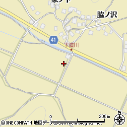 秋田県秋田市上新城道川深川92周辺の地図