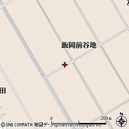 秋田県秋田市飯島飯岡前谷地周辺の地図