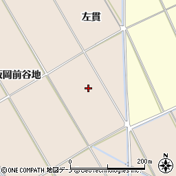 秋田県秋田市飯島左貫周辺の地図