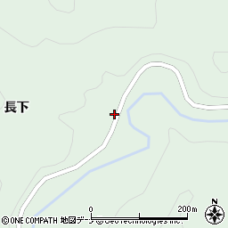 岩手県下閉伊郡岩泉町下有芸長下12周辺の地図