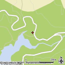 秋田市役所産業振興部　農地森林整備課・大滝山自然公園管理事務所周辺の地図