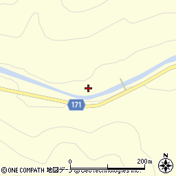 岩手県下閉伊郡岩泉町釜津田釜沢54周辺の地図