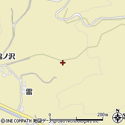秋田県秋田市上新城道川周辺の地図
