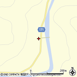 岩手県下閉伊郡岩泉町釜津田釜沢43周辺の地図