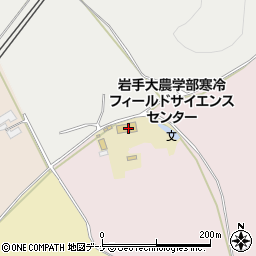 岩手県滝沢市楢の木沢周辺の地図