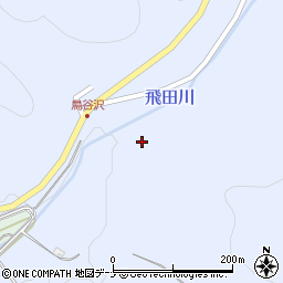 飛田川周辺の地図