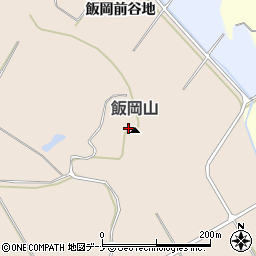 飯岡山周辺の地図