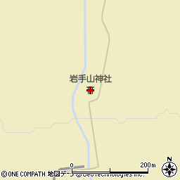 岩手山神社周辺の地図