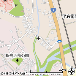 秋田県秋田市飯島堀川72周辺の地図