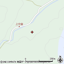 岩手県下閉伊郡岩泉町下有芸中倉周辺の地図