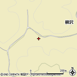 秋田県秋田市上新城道川（柳沢）周辺の地図