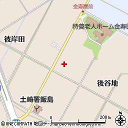 秋田県秋田市飯島（後谷地）周辺の地図