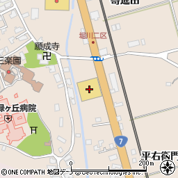 コメリハード＆グリーン秋田飯島店周辺の地図