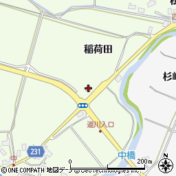 上新城郵便局周辺の地図