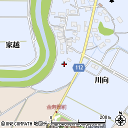 秋田県秋田市下新城笠岡笠岡1周辺の地図