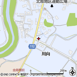 秋田県秋田市下新城笠岡笠岡134-1周辺の地図