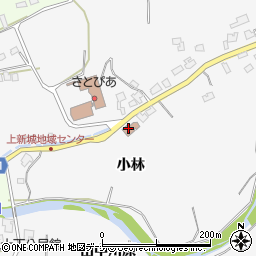 秋田市上新城土地改良区周辺の地図