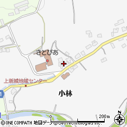 秋田県秋田市上新城五十丁小林142周辺の地図