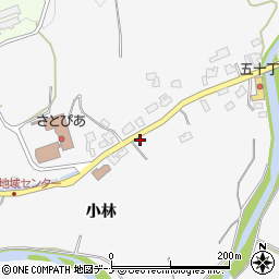 秋田県秋田市上新城五十丁小林91周辺の地図