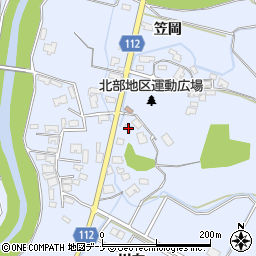 秋田県秋田市下新城笠岡笠岡249-2周辺の地図