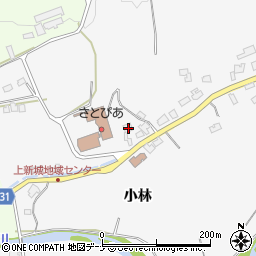 秋田県秋田市上新城五十丁小林144周辺の地図