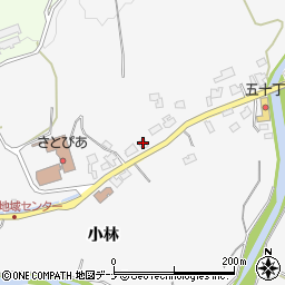 秋田県秋田市上新城五十丁小林周辺の地図