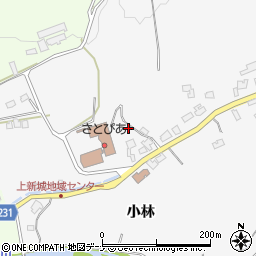 秋田県秋田市上新城五十丁小林146周辺の地図