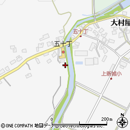 秋田県秋田市上新城五十丁小林3周辺の地図